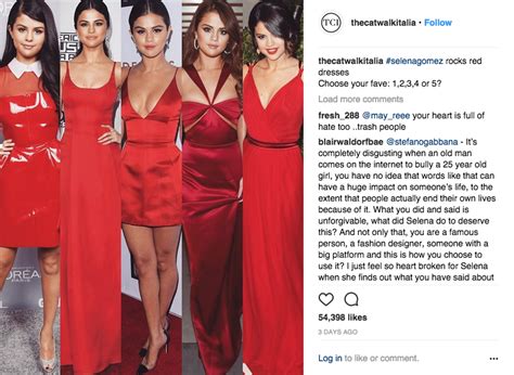 selena gomez dolce and gabbana dress replica|Internet Reacts to Stefano Gabbana Body.